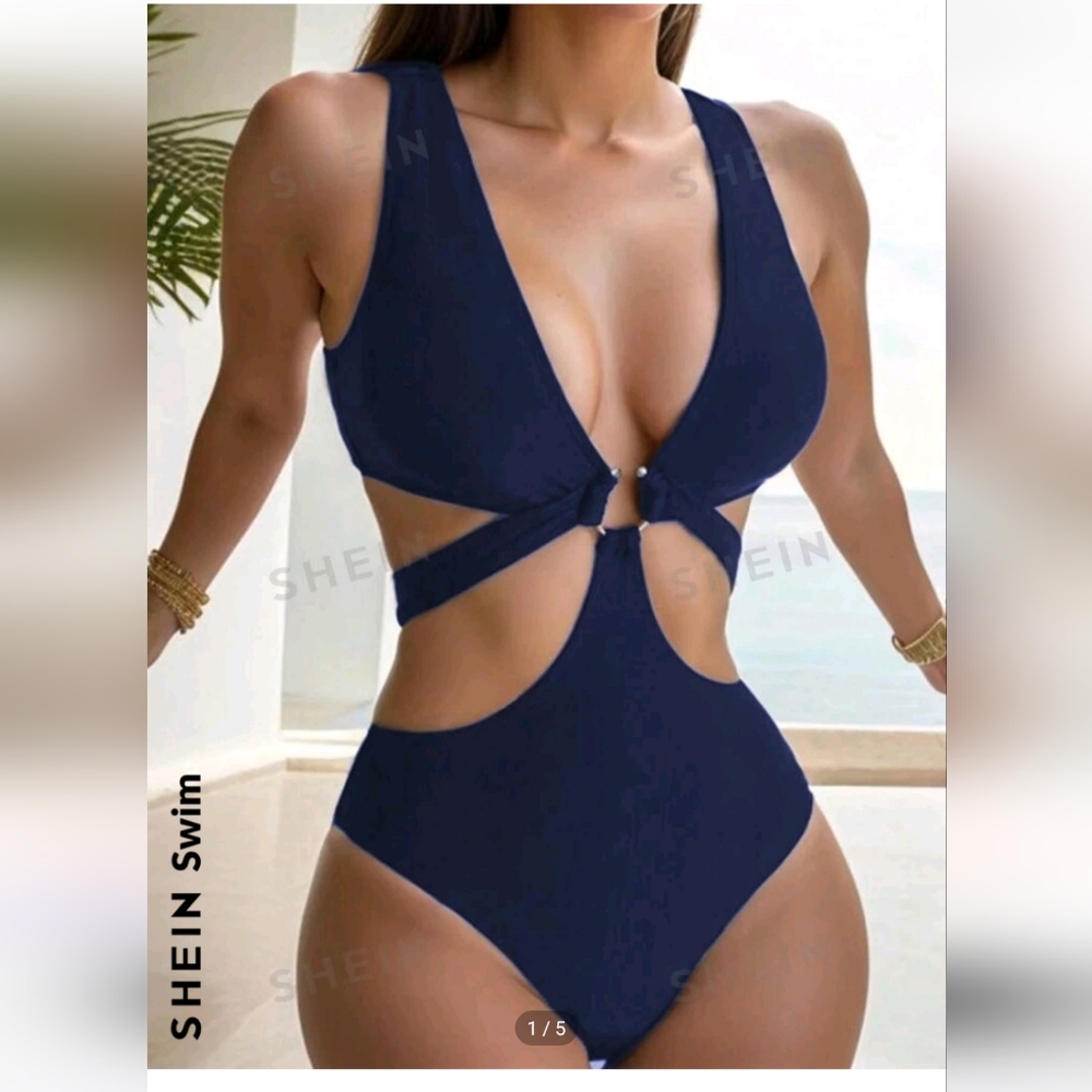 cut out swimsuit NWOT